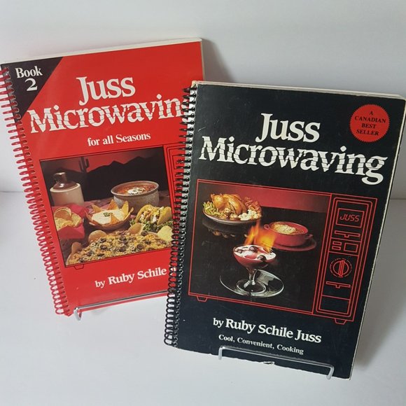 Vintage First Edition JUSS MICROWAVING Cookbooks Volumes 1 and 2 by Ruby Juss - Picture 3 of 16